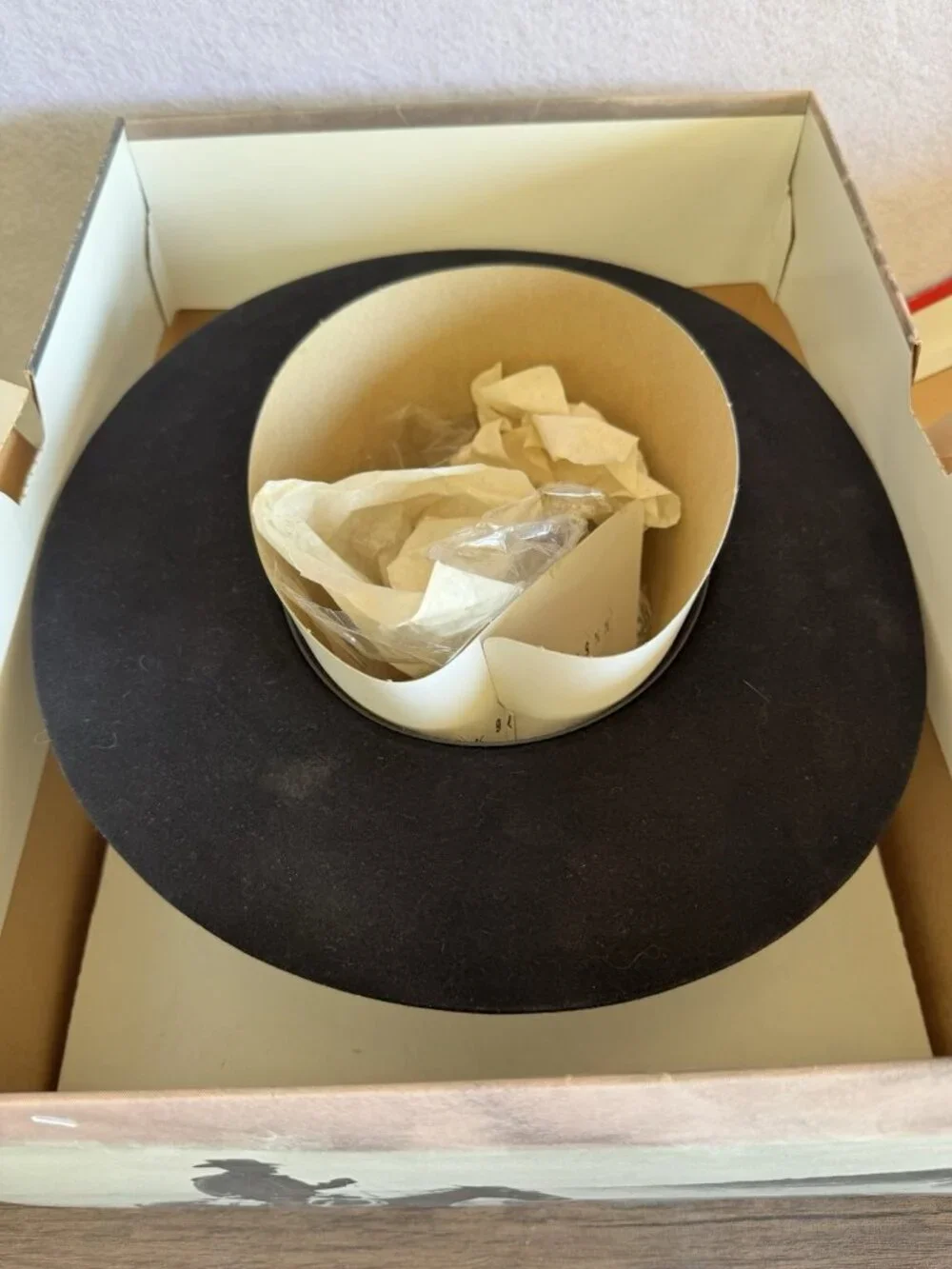 Stetson 3X Beaver Revenger Vintage Black Cowboy Hat Sz 7